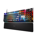 SteelSeries Apex Pro Gen 3 Wired Gaming Keyboard,OmniPoint 3.0 Adjustable Hyper Magnetic Switches, OLED Smart Display Dynamic Per-Key RGB illumination, Magnetic Wrist Rest, For PC/PS5 & Xbox