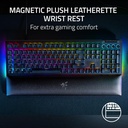 Razer BlackWidow V4 Mechanical Gaming Keyboard: Green Switches Tactile & Clicky, Chroma RGB, 6 Macro Keys, Magnetic Wrist Rest, Doubleshot ABS Keycaps, Roller & Media Keys - Black