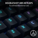 Razer BlackWidow V4 Mechanical Gaming Keyboard: Green Switches Tactile & Clicky, Chroma RGB, 6 Macro Keys, Magnetic Wrist Rest, Doubleshot ABS Keycaps, Roller & Media Keys - Black