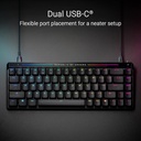 Asus M605 Rog Falchion Ace HFX 65% Wired Analog Gaming Keyboard Magnetic Switch Linear And Speedy (Arabic) - Black