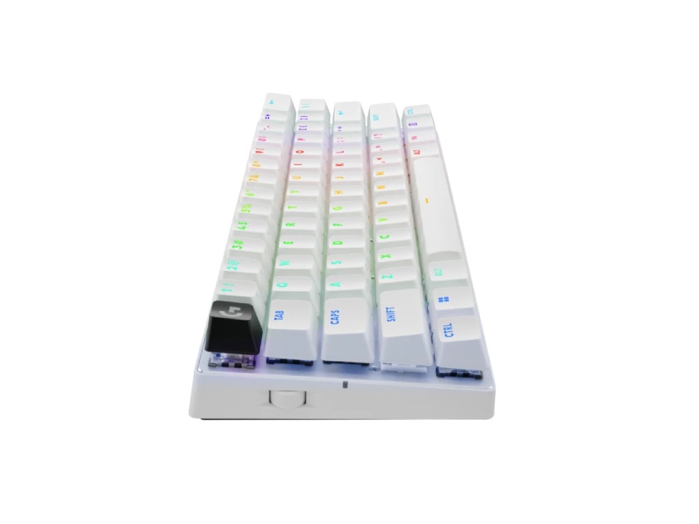 Logitech Pro X 60 Light Speed Wireless Gaming Keyboard Dual Shot PBT GX Optical Tactile Switch - White