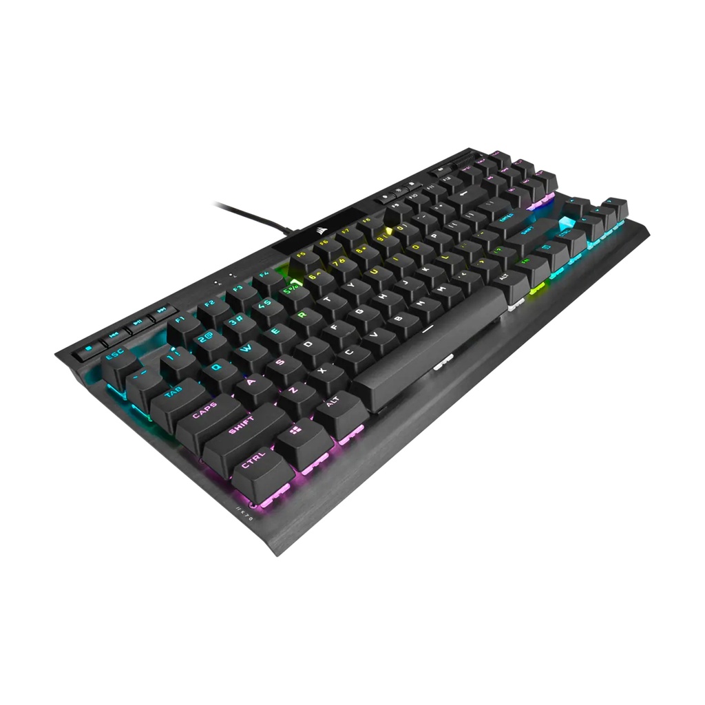 Corsair K70 RGB TKL Champion Series Optical-Mechanical Gaming Keyboard with PBT Double Shot Pro Keycaps
