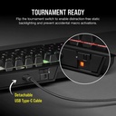 Corsair K70 RGB TKL Champion Series Optical-Mechanical Gaming Keyboard with PBT Double Shot Pro Keycaps