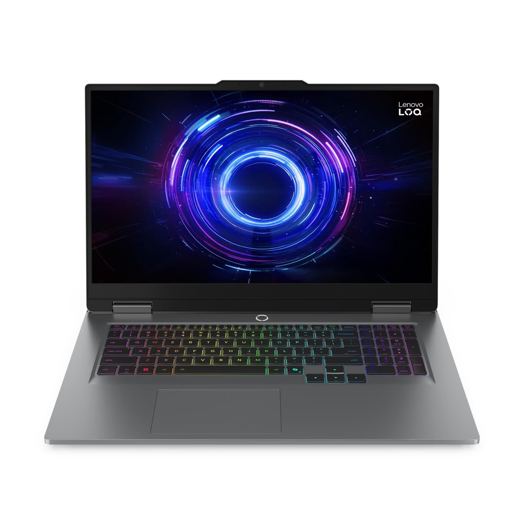Lenovo LOQ 17IRX10, Intel Core i7-14700HX Processor, 16GB RAM DDR5, 512GB SSD NVMe, RTX 5060 8GB Graphics, RGB Backlit Keyboard, 17.3’’ FHD IPS 165Hz Display, Windows 11 Pro (License), Luna Grey + Free Gift Lenovo Laptop Bag