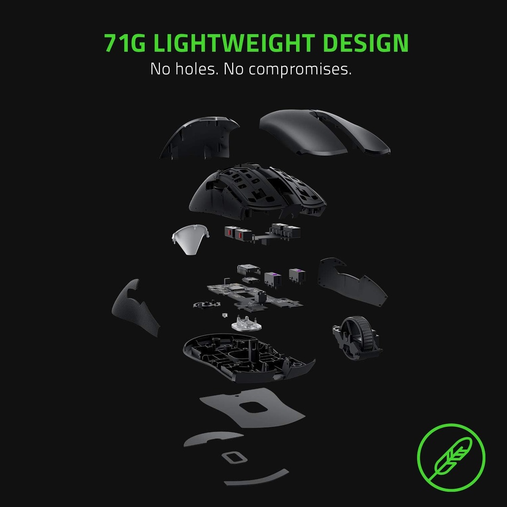Razer Viper 8KHz Ambidextrous Esports Wired Gaming Mouse - Black/Yellow