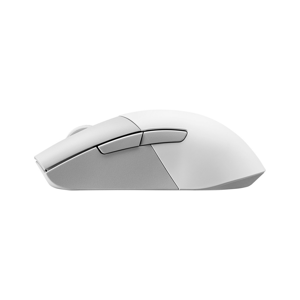 ASUS ROG Keris AimPoint Wireless Gaming Mouse, 2.4GHz & BT, 36000 dpi, AimPoint Optical Sensor, 5 Prog Buttons with Shortcuts, 650 IPS Max Speed, Up to 119H Battery - White | 90MP02V0-BMUA10