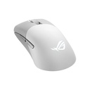 ASUS ROG Keris AimPoint Wireless Gaming Mouse, 2.4GHz & BT, 36000 dpi, AimPoint Optical Sensor, 5 Prog Buttons with Shortcuts, 650 IPS Max Speed, Up to 119H Battery - White | 90MP02V0-BMUA10