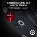 Razer DeathAdder V3 Wired Gaming Mouse: 59g Ultra Lightweight, Focus Pro 30K Optical Sensor, Fast Optical Switches Gen-3-8K Hz HyperPolling, 6 Programmable Buttons, Ergonomic - Black