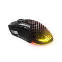 Steelseries AEROX 5 Ultra Light Wireless/Bluetooth/Wired Gaming Mouse, Up to 180-Hours Battery Life, 9 Programmable Buttons