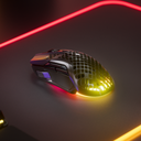 Steelseries AEROX 5 Ultra Light Wireless/Bluetooth/Wired Gaming Mouse, Up to 180-Hours Battery Life, 9 Programmable Buttons