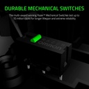Razer DeathAdder Essential Gaming Mouse: 6400 DPI Optical Sensor, 5 Programmable Buttons, Mechanical Switches, Rubber Side Grips - White