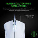 Razer DeathAdder Essential Gaming Mouse: 6400 DPI Optical Sensor, 5 Programmable Buttons, Mechanical Switches, Rubber Side Grips - White