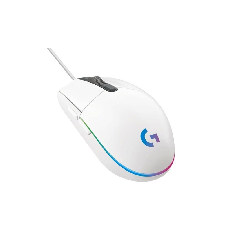 Logitech G203 Light Sync RGB 8000 DPI Wired Gaming Mouse White