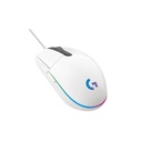 Logitech G203 Light Sync RGB 8000 DPI Wired Gaming Mouse White
