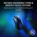 Razer DeathAdder V3 Pro Ultra-Lightweight Wireless/Wired Ergonomic Esports Mouse Up to 90 Hours Battery Life - Black