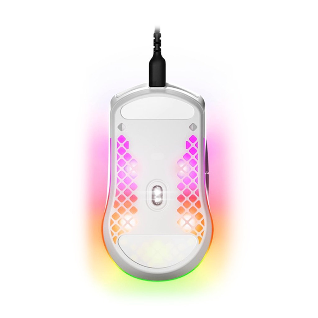 SteelSeries Aerox 3 Ultra Lightweight Wired Gaming Mouse - White