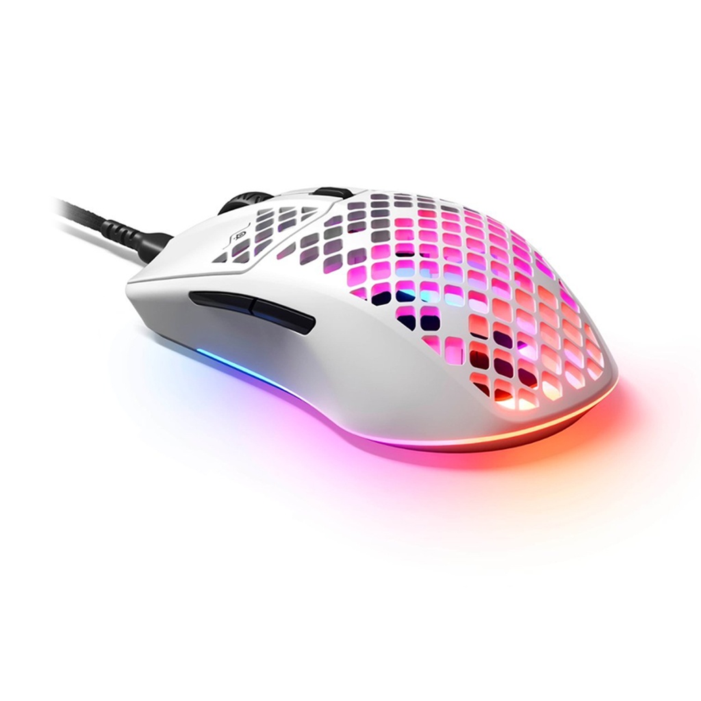 SteelSeries Aerox 3 Ultra Lightweight Wired Gaming Mouse - White