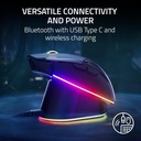 Razer Cobra Pro HyperSpeed Wireless/Bluetooth/Wired 30K DPI Gaming Mouse, 10 Customizable Control Focus Gen-3 Switches, Up to 170 Hrs Bluetooth/100 Hrs on Hyperspeed Wireless - White