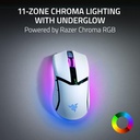 Razer Cobra Pro HyperSpeed Wireless/Bluetooth/Wired 30K DPI Gaming Mouse, 10 Customizable Control Focus Gen-3 Switches, Up to 170 Hrs Bluetooth/100 Hrs on Hyperspeed Wireless - White