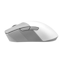 Asus P711 Rog Gladius III Aim Point Wireless/Bluetooth DPI 36,000 Out Standing 119-Hour Battery Life (79 Gram) Gaming Mouse - White