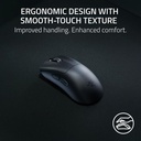 Razer DeathAdder V3 HyperSpeed Wireless Esports Gaming Mouse: 55 g Lightweight, Ergonomic & Smooth Touch Texture, Gen 3 Optical Switches, Focus X 26K Optical Sensor - Black
