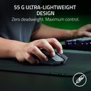Razer DeathAdder V3 HyperSpeed Wireless Esports Gaming Mouse: 55 g Lightweight, Ergonomic & Smooth Touch Texture, Gen 3 Optical Switches, Focus X 26K Optical Sensor - Black