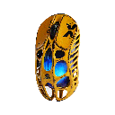 GravaStar Mercury X Pro Magnesium Alloy Frame Wireless/Bluetooth/Wired Gaming Mouse Special Edition - Battle Worn Yellow