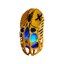 GravaStar Mercury X Magnesium Alloy Frame Wireless/Bluetooth/Wired Gaming Mouse Special Edition - Battle Worn Yellow