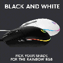 Logitech G102 LightSync RGB Lighting 6 Programable buttons Wired Gaming Mouse - White