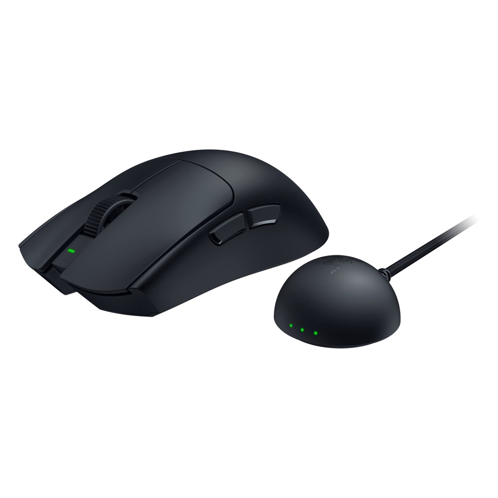 Razer Viper V4 Pro Ultra-Light Weight Wireless/Wired Symmetrical Esports Gaming Mouse, Focus Pro 50K Optical Sensor Gen 3, Up to 180 Hrs - Black