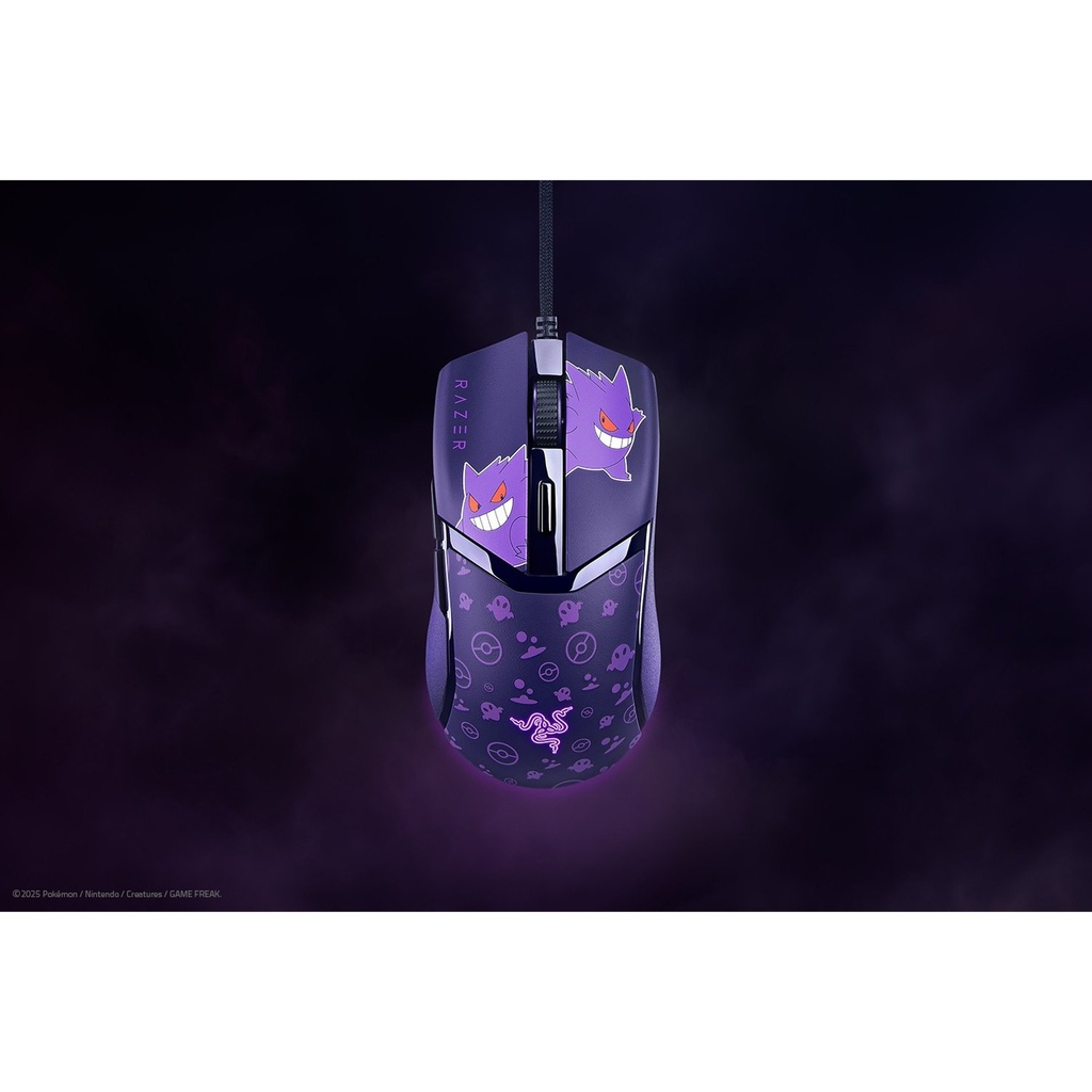 Razer - Cobra Lightweight Optical Gaming Mouse with Chroma RGB Lighting - Wired - Pokémon Gengar Edition