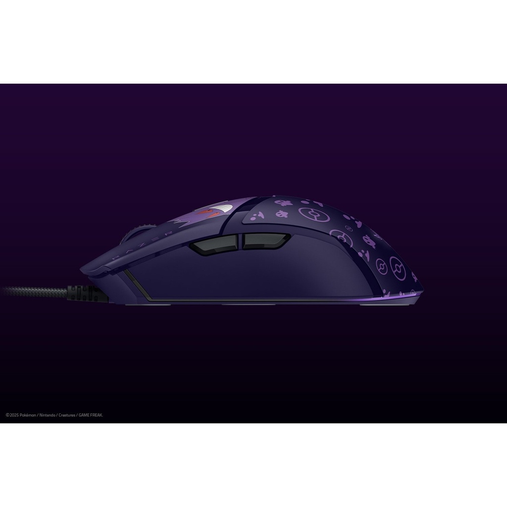 Razer - Cobra Lightweight Optical Gaming Mouse with Chroma RGB Lighting - Wired - Pokémon Gengar Edition