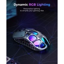 Gravastar Mercury X Magnesium Alloy Frame Wireless/Bluetooth/Wired Gaming Mouse - Grey