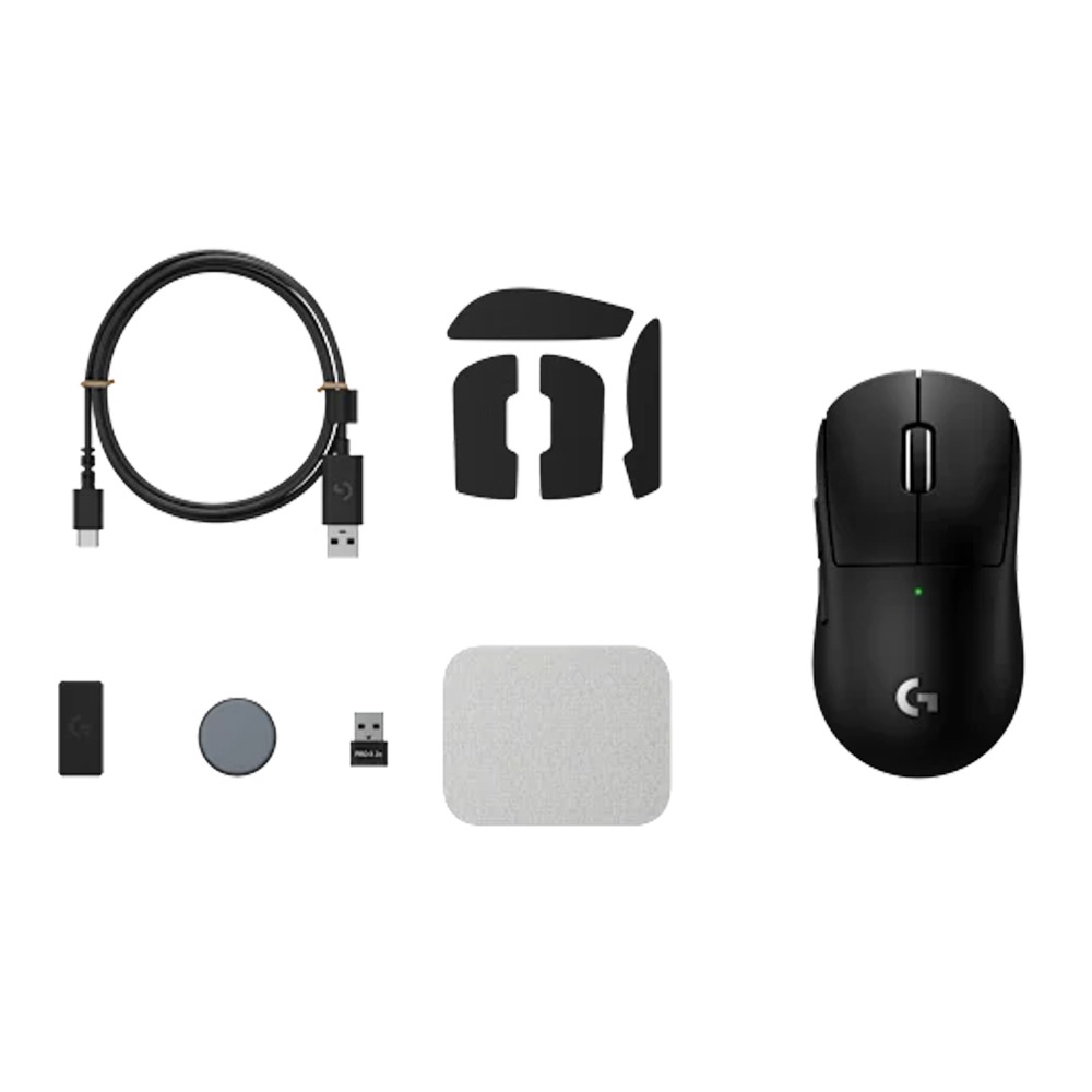 Logitech PRO X SuperLight 2 Compact Wireless Gaming Mouse - Black