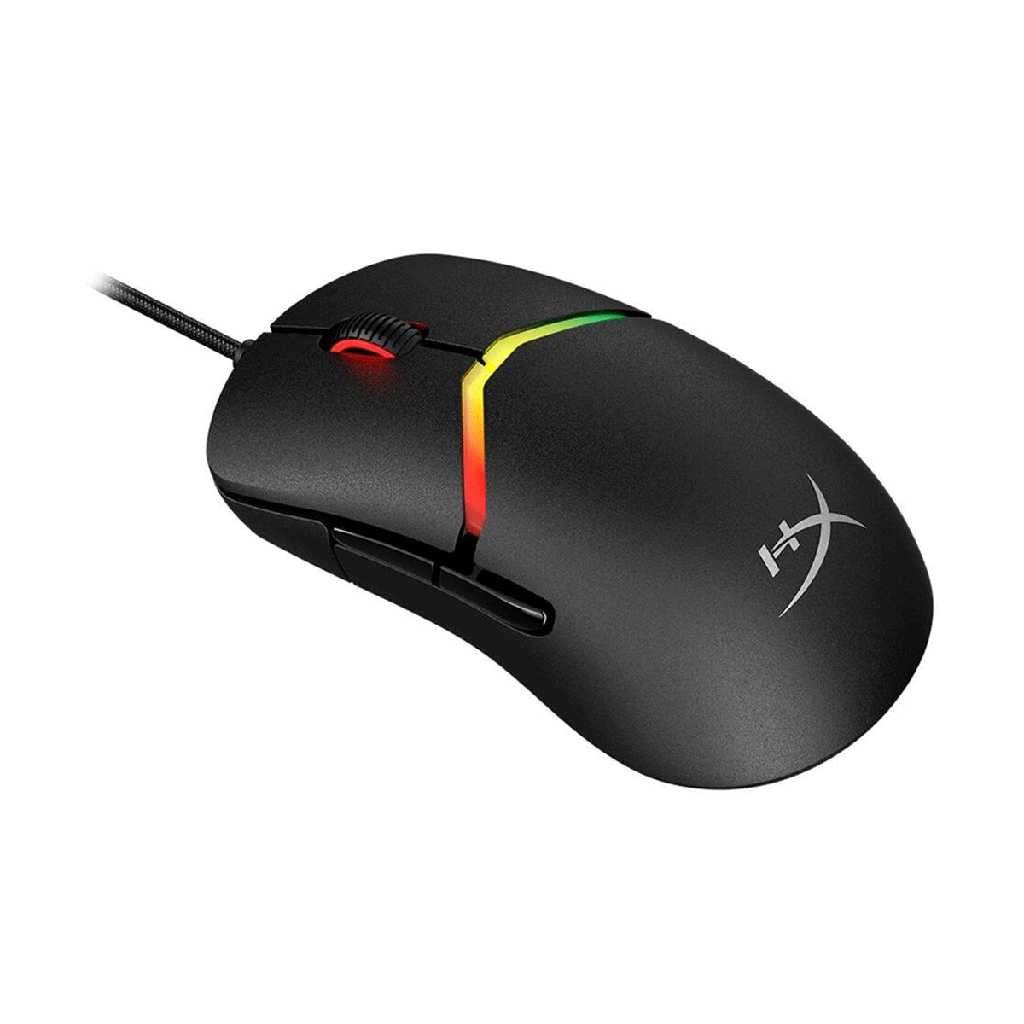HyperX Pulsefire Saga Gaming Mouse, Modular Design with Interchangeable Parts, 69g Lightweight, 8kHz Polling Rate, HyperX Optical Switches, Up to 26,000 DPI, Custom RGB Lighting, Black | A2PB3AA