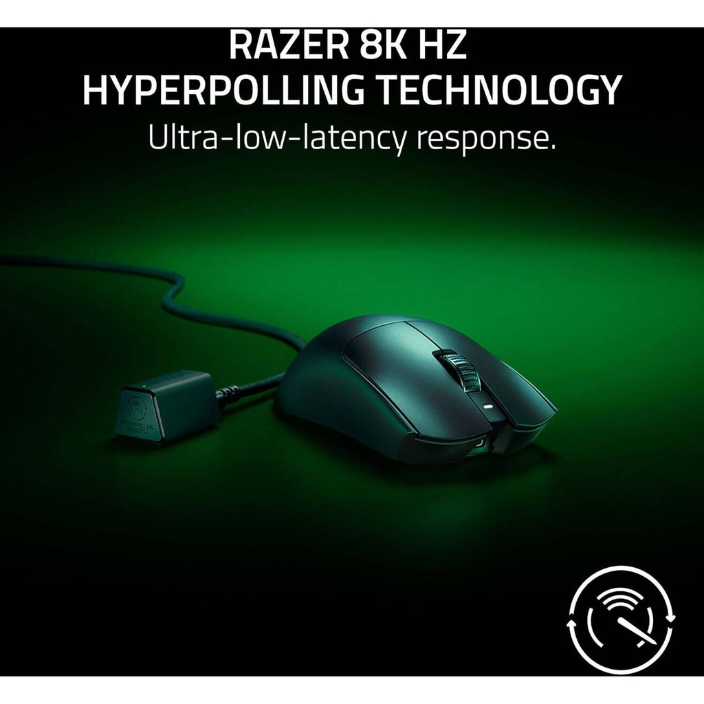 Razer Viper V3 Pro Wireless/Wired Gaming Mouse, 54g Lightweight Design, 35K Gen 2 DPI Optical Sensor, Up To 95H Battery Life, Optical Mouse Switches Gen 3, Black | RZ01-05120100-R3G1
