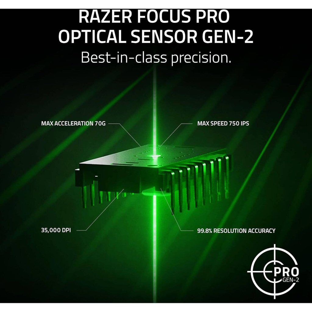 Razer Viper V3 Pro Wireless/Wired Gaming Mouse, 54g Lightweight Design, 35K Gen 2 DPI Optical Sensor, Up To 95H Battery Life, Optical Mouse Switches Gen 3, Black | RZ01-05120100-R3G1
