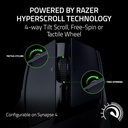 Razer Basilisk Mobile Portable Ergonomic Wireless/Bluetooth Gaming Mouse, Upto 105Hr, Focus X 18K Optical Sensor - Black