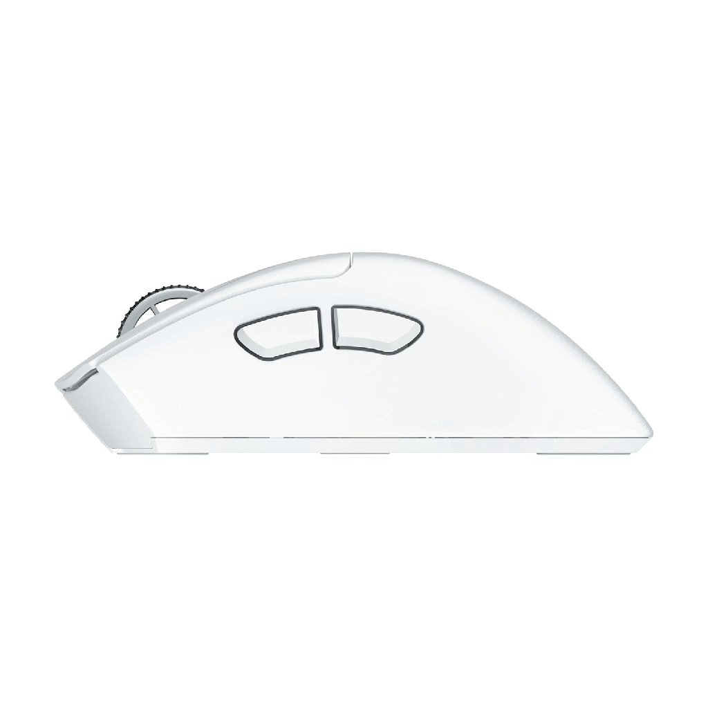 Razer DeathAdder V4 Pro Wireless Gaming Mouse: 56g Lightweight - HyperSpeed Wireless Gen-2 - Optical Scroll Wheel - Optical Switches Gen-4 - Focus Pro 45K Sensor Gen-2 - Up to 150 Hr Battery, White | RZ01-05330200-R3G1