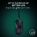 Razer DeathAdder V4 Pro Wireless Gaming Mouse: 56g Lightweight - HyperSpeed Wireless Gen-2 - Optical Scroll Wheel - Optical Switches Gen-4 - Focus Pro 45K Sensor Gen-2 - Up to 150 Hr Battery, Black | RZ01-05330100-R3G1