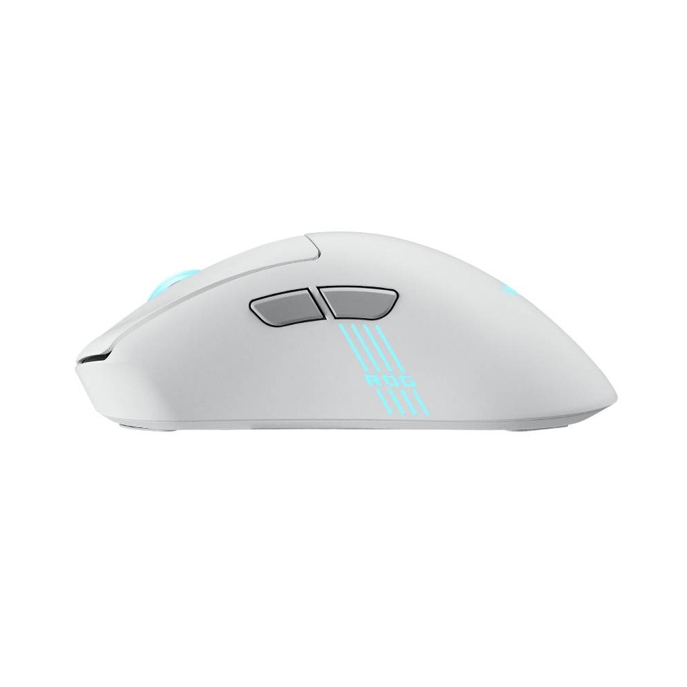 Asus ROG Keris II Origin Tri-Mode Wireless/Bluetooth/Wired Gaming Mouse, AimPoint Pro Optical Sensor, 42,000dpi Max, 8000Hz Polling Rate, White | 90MP04A0-BMUA10