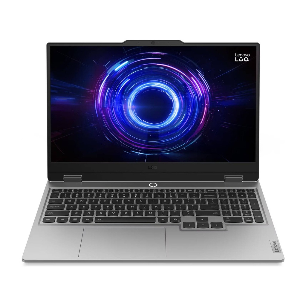 Lenovo Loq 15IRX9 Gaming Laptop, Intel Core i7-13650HX Processor, 16GB DDR5 RAM, 512GB NVMe Gen4 SSD, RTX 3050 6GB Graphics, 15.6" FHD IPS 144Hz Display, White Backlit Keyboard, Windows 11 Pro License, Luna Grey + Free Gift Lenovo Laptop Bag