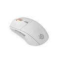 SteelSeries Rival 3 Wireless/Bluetooth Gaming Mouse True Move Air Sensor 18,000 DPI, 6 Programmable Buttons, 200Hr Battery Life For PC,PS5, Xbox X|S – White