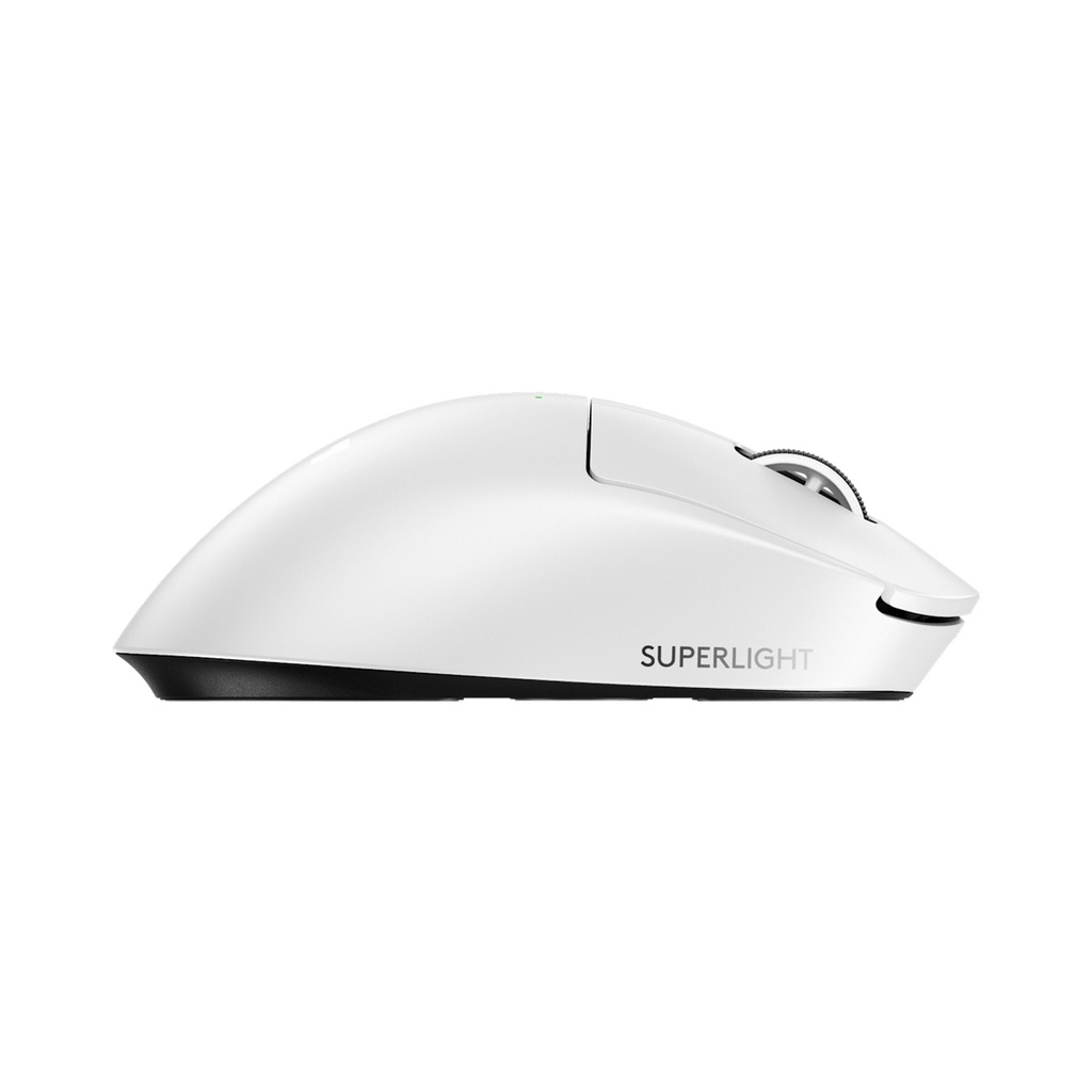 Logitech Pro X SuperLight 2 DEX Wireless/Wired Robust Lightspeed Gaming Mouse, 44,000 DPI Hero 2 Sensor, Upto 95 Hrs Battery Life White