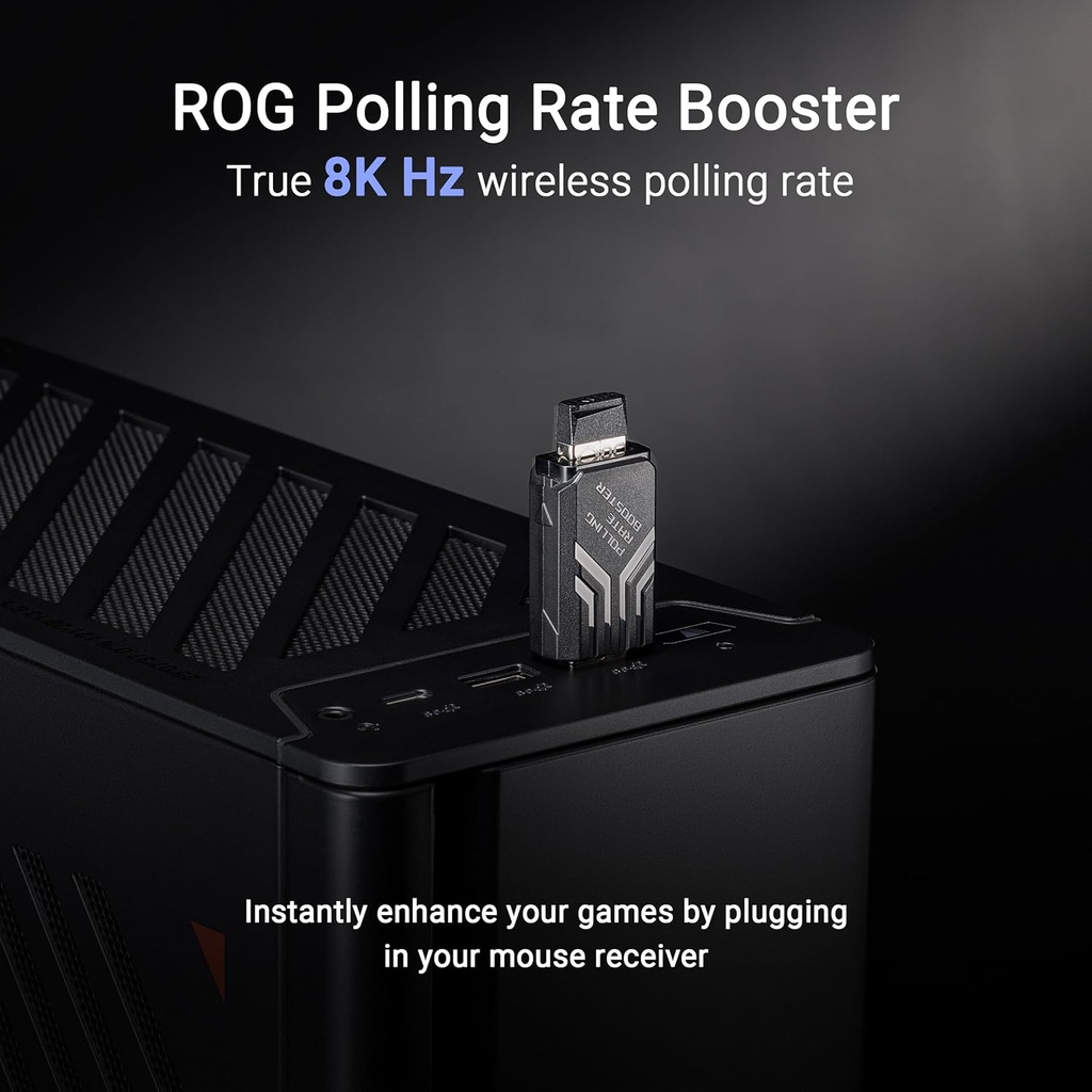 Asus Rog Harpe ACE Extreme Wireless Gaming Mouse Carbon Fiber Composite Shell, Upto 8000Hz Polling Rate 42,000 DPI - Black
