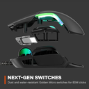 SteelSeries Rival 5 Precision Multi-Genre Prism RGB Wired Gaming Mouse, Ergonomic 9 Programmable Buttons 18,000 CPI, Perfect For all Battle Royale, FPS, MOBA,MMO & Fast-Paced Games, True Move Air Optical Gaming Sensor - Black