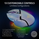 Razer Basilisk V3 Pro 35K Fully Customizable Wireless/ Bluetooth Wired Ergonomic Gaming Mouse, Focus Pro 35K Optical Gen-2 Sensor, Up to 210 Hrs on Bluetooth/145 Hrs on Wireless– White