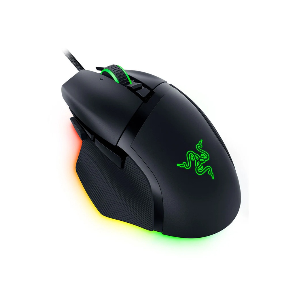 Razer Basilisk V3 35K Wired Ergonomic Gaming Mouse : HyperScroll Tilt Wheel, 35K DPI Optical Sensor Gen 2-13 Customizable Controls, Chroma RGB, Optical Switches Gen 3 - Black