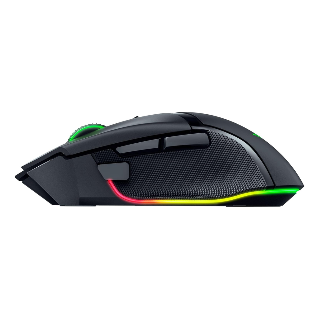 Razer Basilisk V3 Pro 35K Fully Customizable Wireless/ Bluetooth Wired Ergonomic Gaming Mouse, Focus Pro 35K Optical Gen-2 Sensor, Up to 210 Hrs on Bluetooth/145 Hrs on Wireless– Black