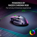 Razer Basilisk V3 X HyperSpeed Wireless/Bluetooth Gaming Mouse Mechanical Switches Gen-2-5G Advanced 18K Optical Sensor, Chroma RGB, 9 Programmable Controls, 535 Hr Battery - Black